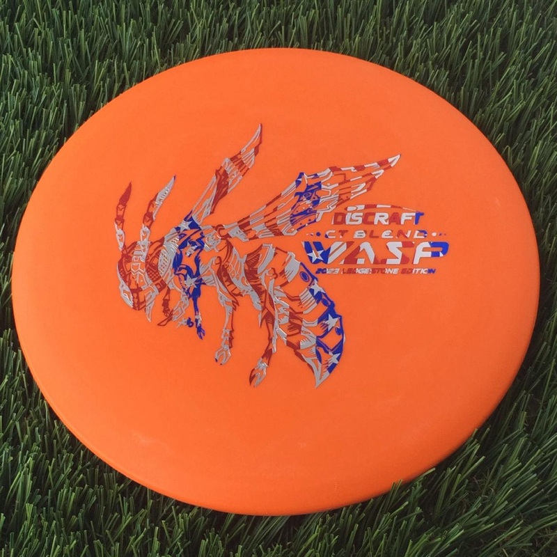 Discraft Crazy Tuff (CT) Blend Wasp with 2023 Ledgestone Edition – Wave 3 Stamp – 176g Orange