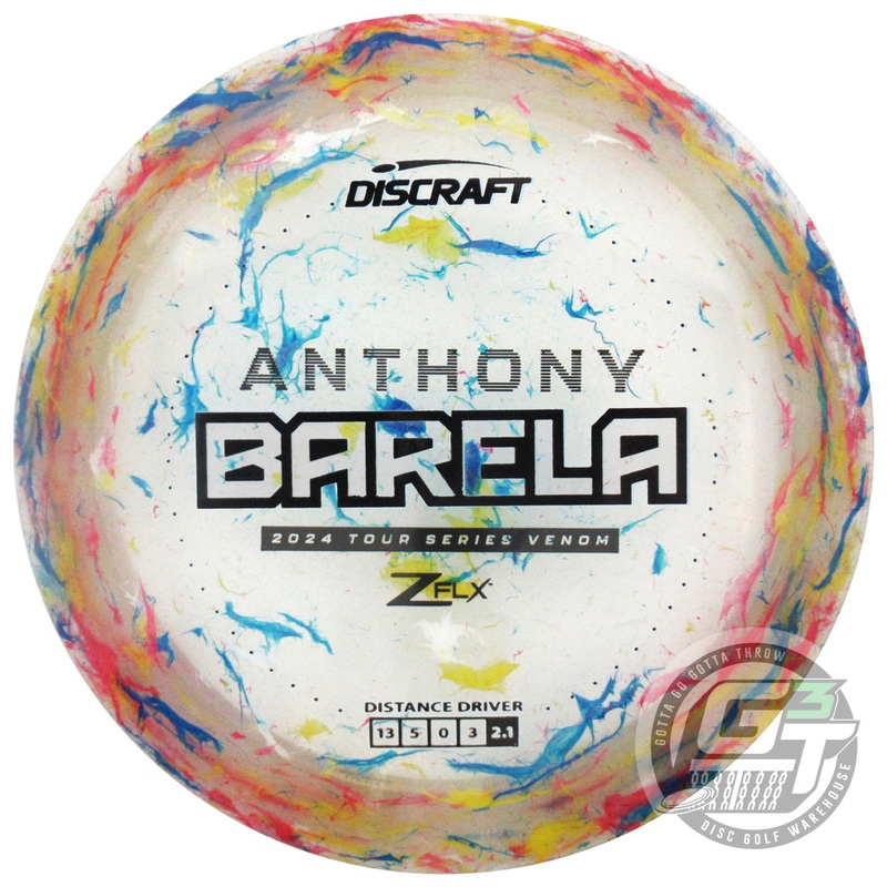 Discraft Limited Edition 2024 Tour Series Anthony Barela Jawbreaker Elite Z FLX Venom Distance Driver Golf Disc