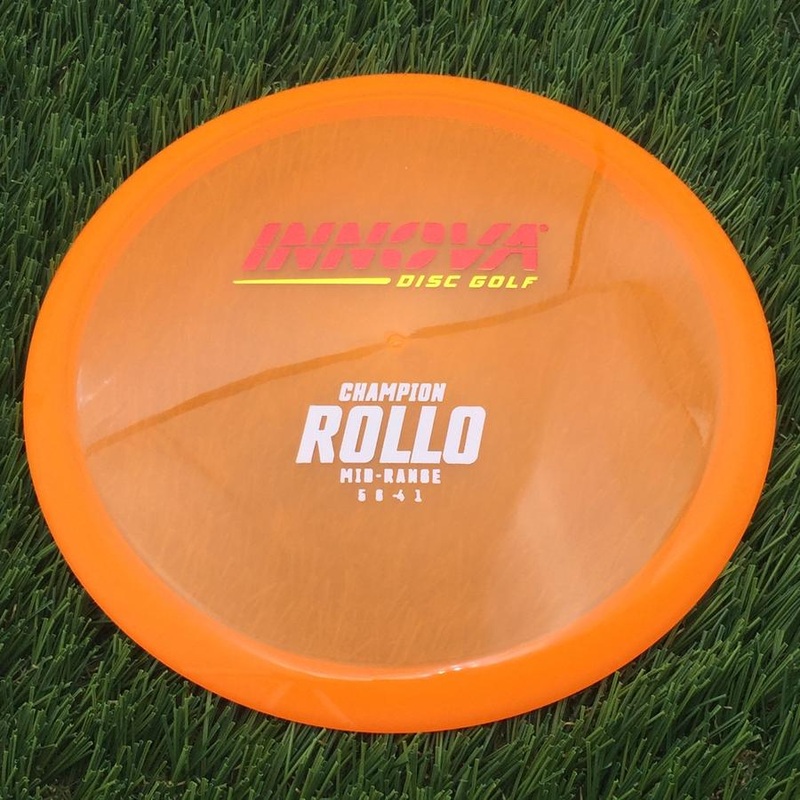 Innova Champion Rollo with Burst Logo Stock Stamp – 178.8g – Orange