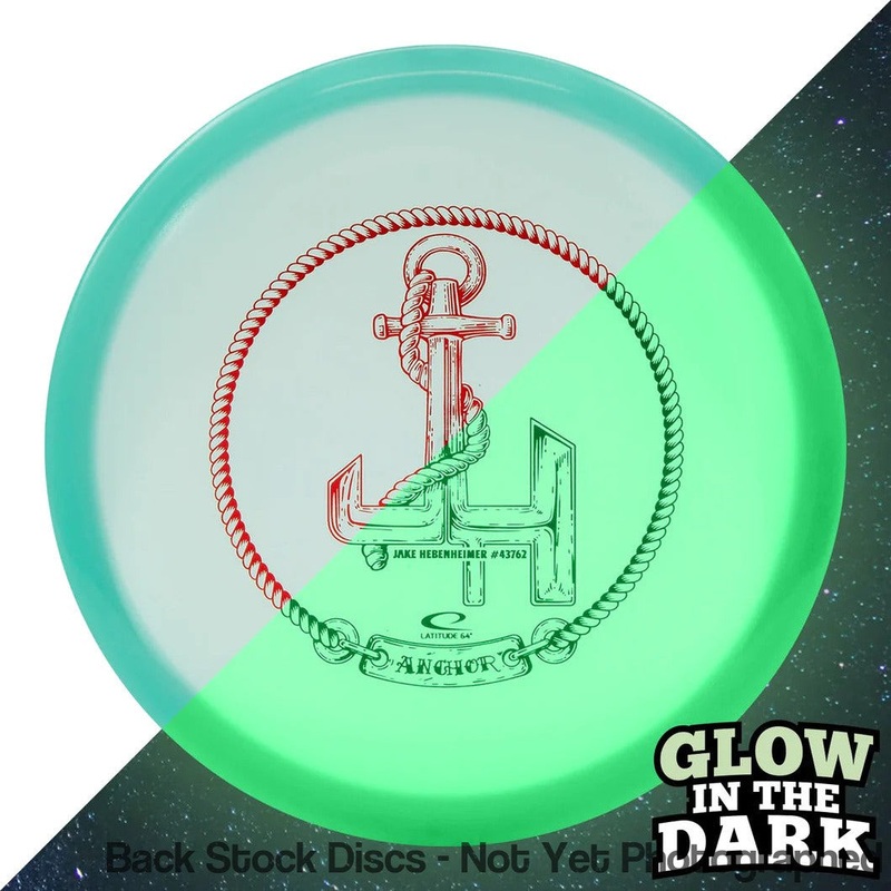 Latitude 64 Opto Moonshine Glow Anchor Midrange with Jacob Hebenheimer Anchor Team Series 2023 Stamp [Back Stock Inventory – Disc and Stamp Color WILL VARY]
