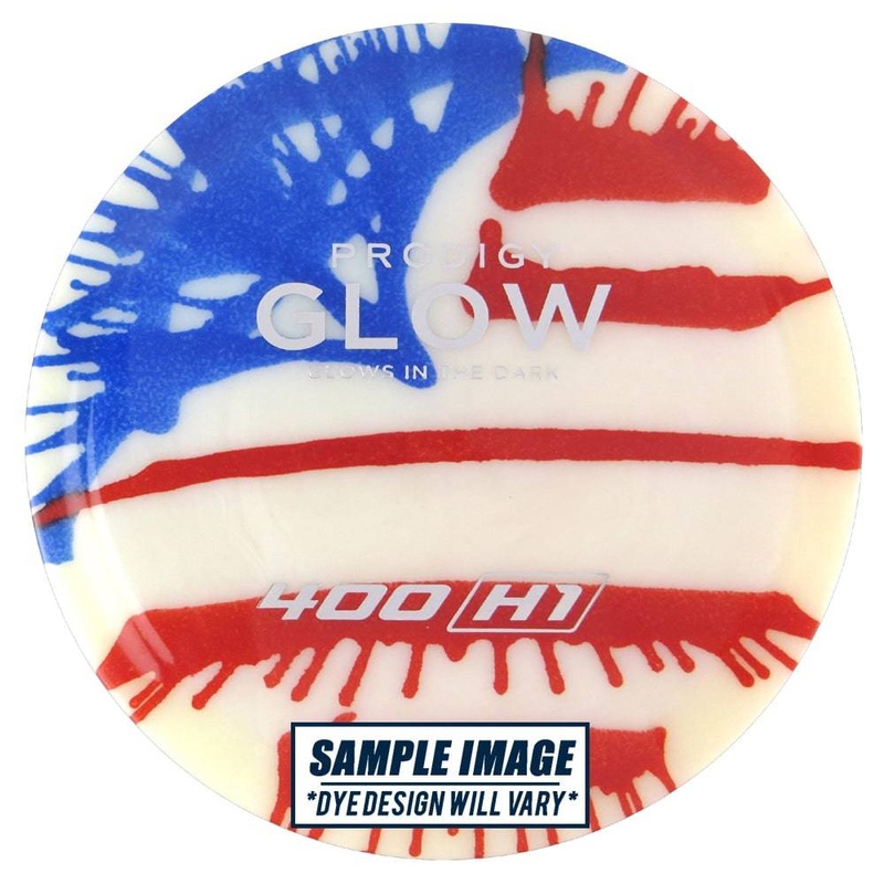 Prodigy Tie-Dye 400 Glow Series H1 Hybrid Fairway Driver Golf Disc