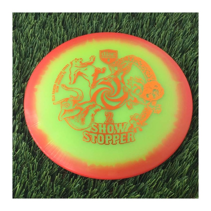Discmania Horizon C-Line Color Glow FD with Ella Hansen Signature Series Show Stopper 2 Stamp – 176g Pale Green