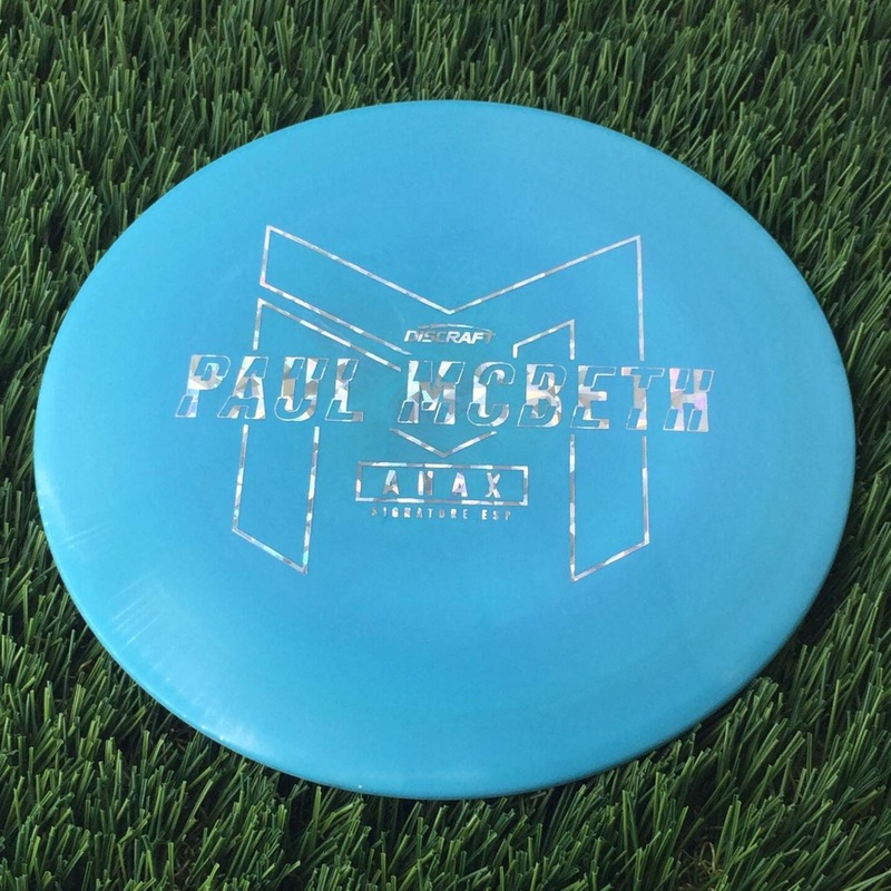 Discraft ESP Anax with Paul McBeth – Large PM Logo Stamp – 159g Blue