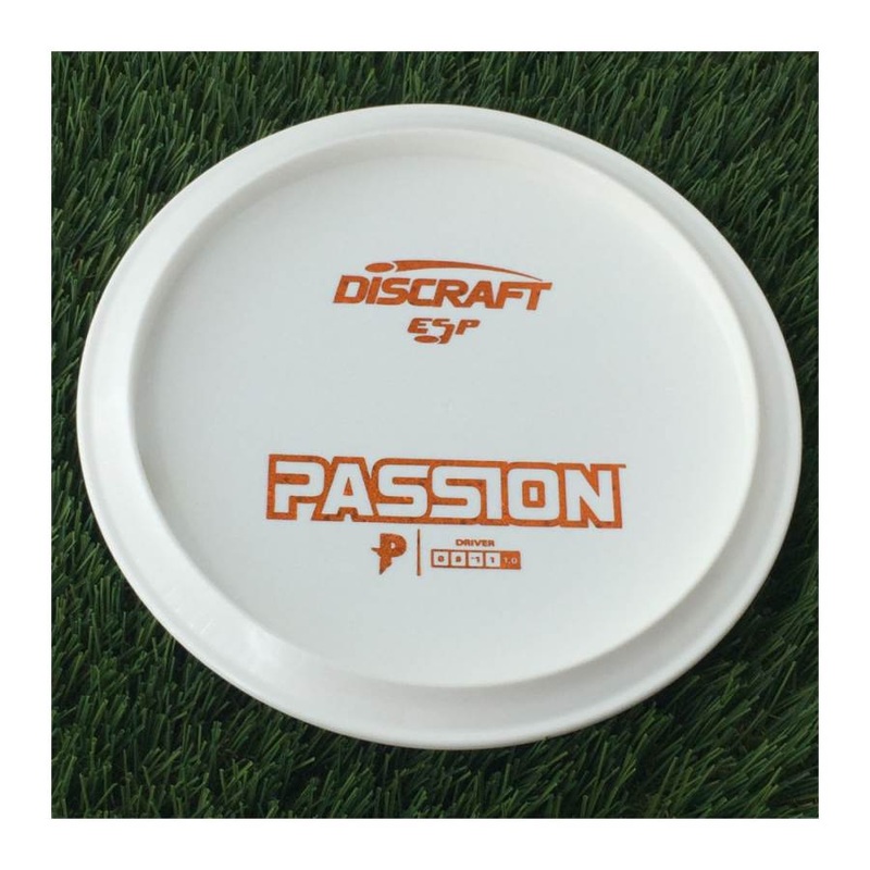 Discraft ESP Passion with Dye Line Blank Top Bottom Stamp – 172g White