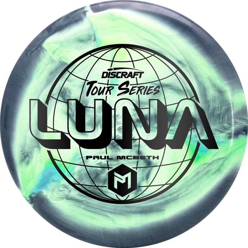 Discraft Limited Edition 2022 Tour Series Paul McBeth Swirl ESP Luna Putter Golf Disc