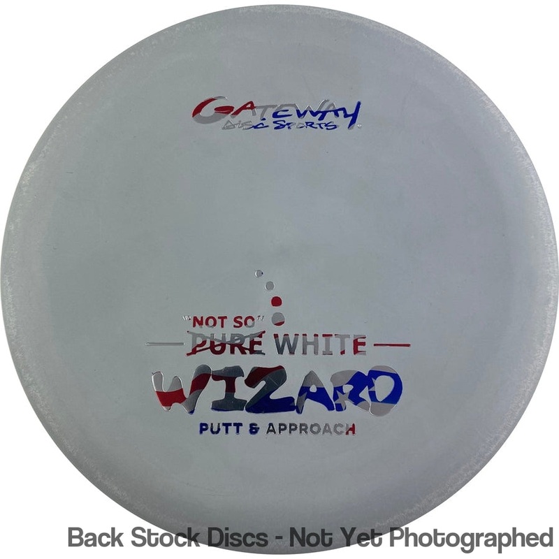 Gateway Pure White Wizard Putter with Not So White Stamp [Back Stock Inventory – Disc and Stamp Color WILL VARY]