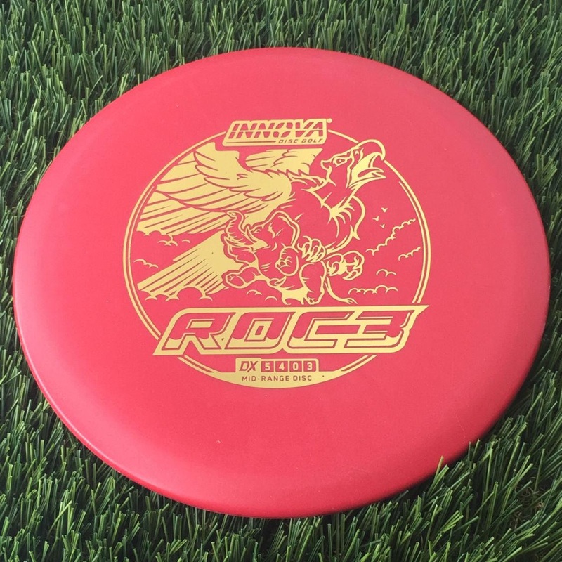Innova DX Roc3 with Burst Logo Stock Character Stamp – 169g Red