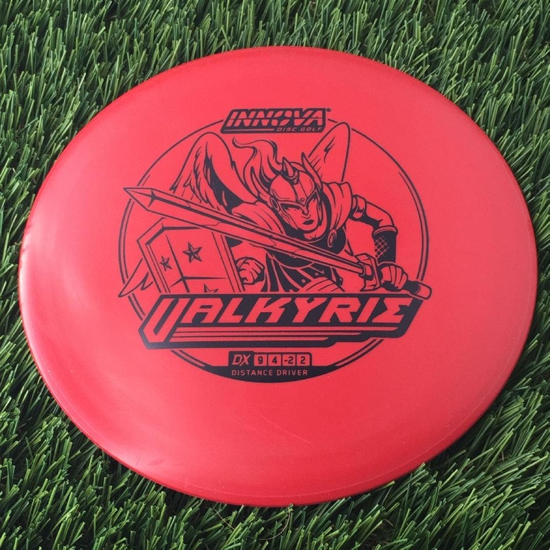 Innova DX Valkyrie with Burst Logo Stock Stamp – 170g Red