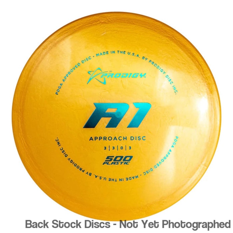 Prodigy 500 A1 Putter (Stock Stamp) [Back Stock Inventory – Disc and Stamp Color WILL VARY]