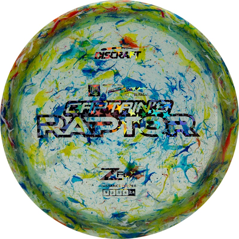 Discraft Limited Edition 2023 Paul Ulibarri Captain’s Jawbreaker Z FLX Raptor Distance Driver Golf Disc