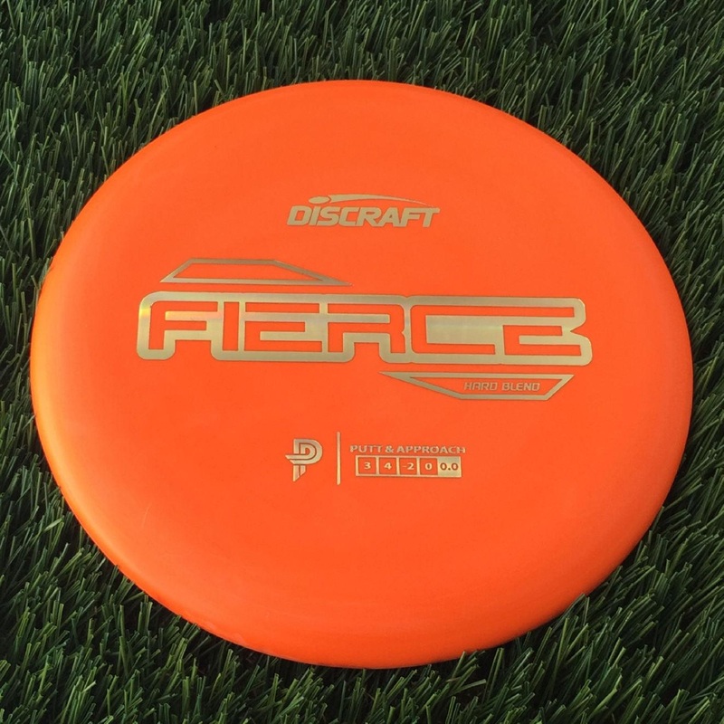 Discraft Putter Line Hard Fierce with PP Logo Stock Stamp Stamp – 174g Orange
