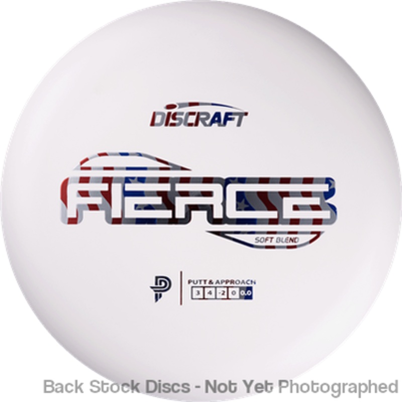 Discraft Putter Line Soft Fierce Putter with PP Logo Stock Stamp [Back Stock Inventory – Disc and Stamp Color WILL VARY]