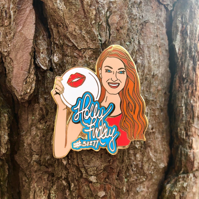 Holly Finley Disc Golf Pin – Series 1