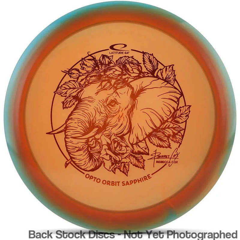 Latitude 64 Opto Ice Orbit Sapphire Fairway Driver with Rebecca Cox Team Series 2025 Stamp [Back Stock Inventory – Disc and Stamp Color WILL VARY]