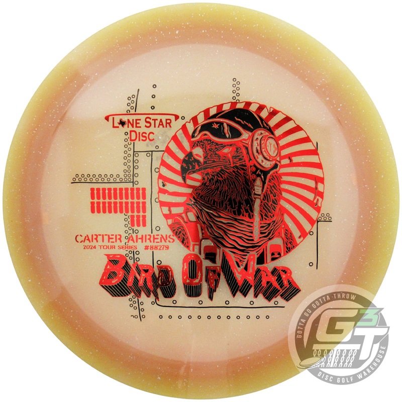 Lone Star Limited Edition 2024 Tour Series Carter Ahrens Glow Founder’s Warbird Distance Driver Golf Disc