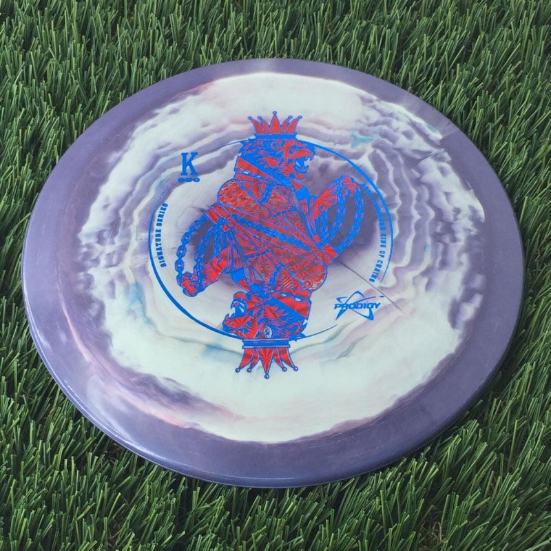 Prodigy 500 Spectrum F1 with Ezra Robinson King of Chains 2023 Signature Series Stamp – 176g Purple