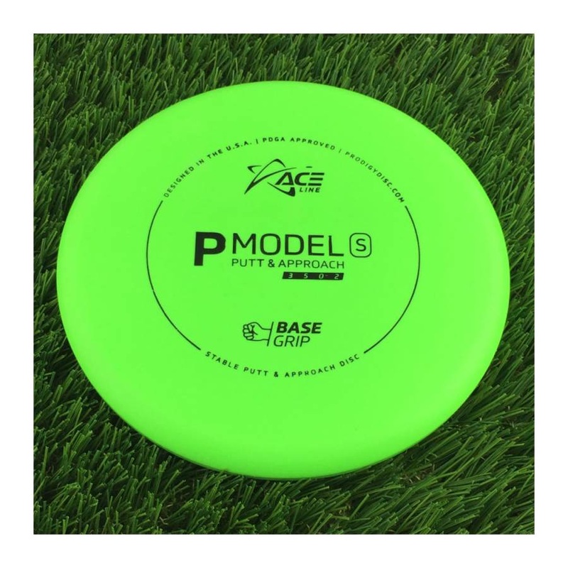 Prodigy Ace Line Basegrip P Model S with Cale Leiviska 2021 Bottom Stamp Stamp – 155g – Solid Green