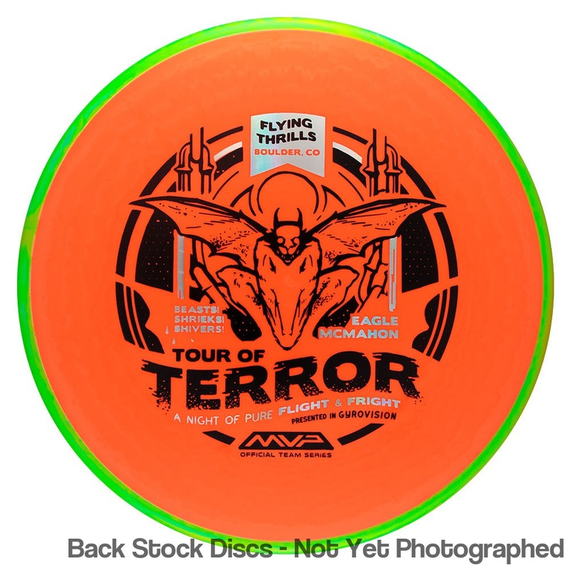 Axiom Fission Pyro Midrange with Flying Thrills in Bolder, CO presented by Gyrovision & Eagle McMahon – 2024 Halloween Tour of Terror Stamp [Back Stock Inventory – Disc and Stamp Color WILL VARY]