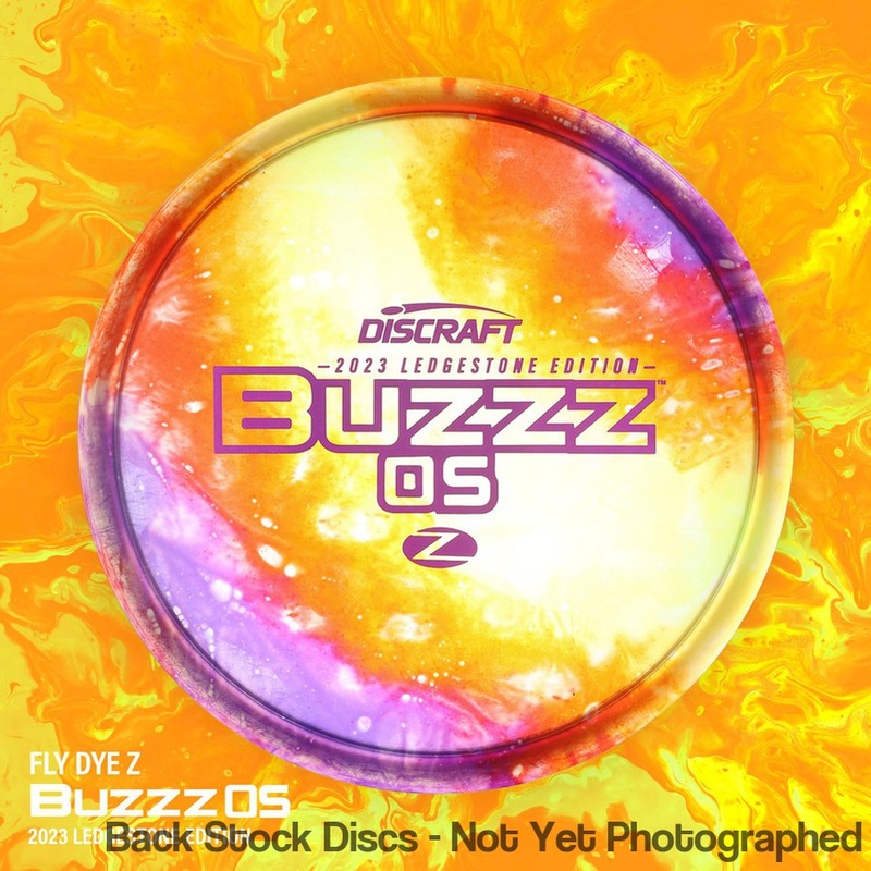 Discraft Elite Z Fly-Dyed BuzzzOS Midrange with 2023 Ledgestone Edition – Wave 2 Stamp [Back Stock Inventory – Disc and Stamp Color WILL VARY]