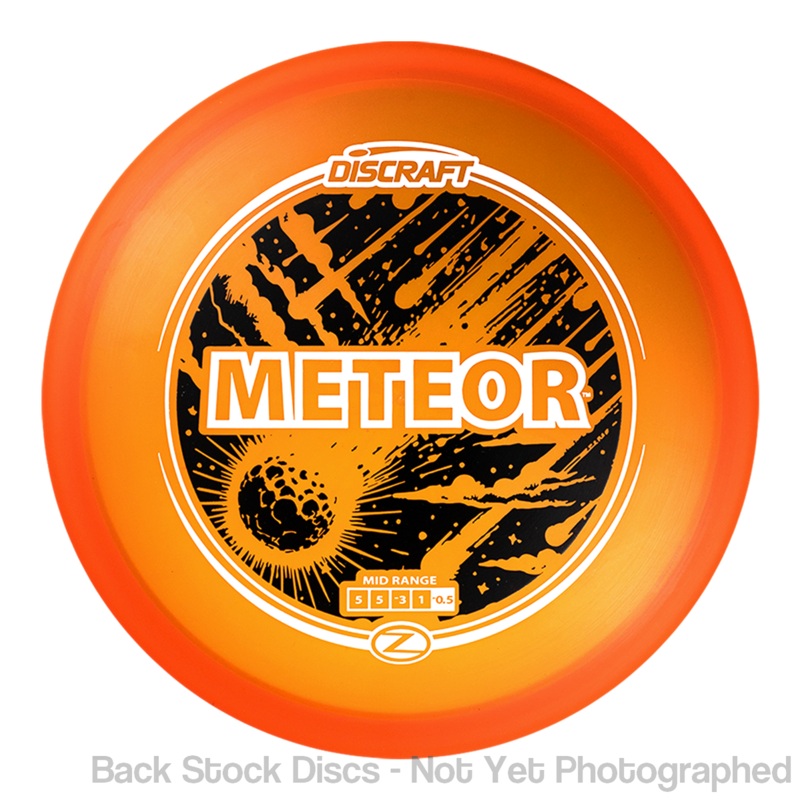 Discraft Elite Z Meteor Midrange with Meteor Shower Double Foil Stamp [Back Stock Inventory – Disc and Stamp Color WILL VARY]