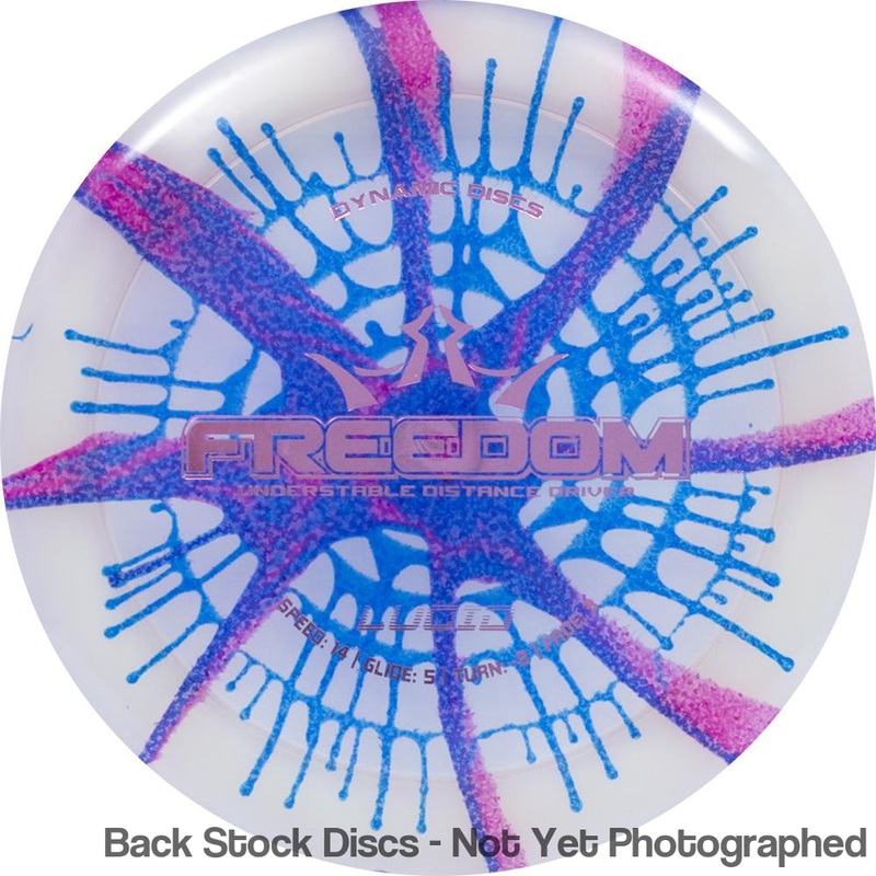 Dynamic Discs Lucid MyDye Freedom Distance Driver (Stock Stamp) [Back Stock Inventory – Disc and Stamp Color WILL VARY]