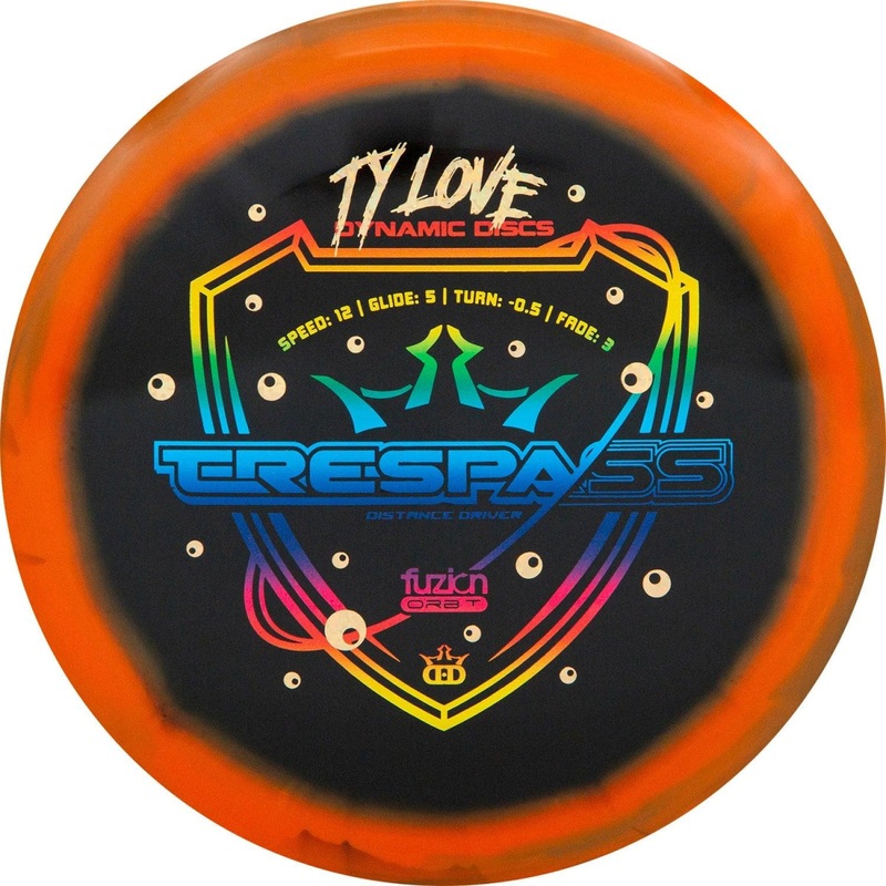 Dynamic Discs Ty Love Fuzion Orbit Trespass
