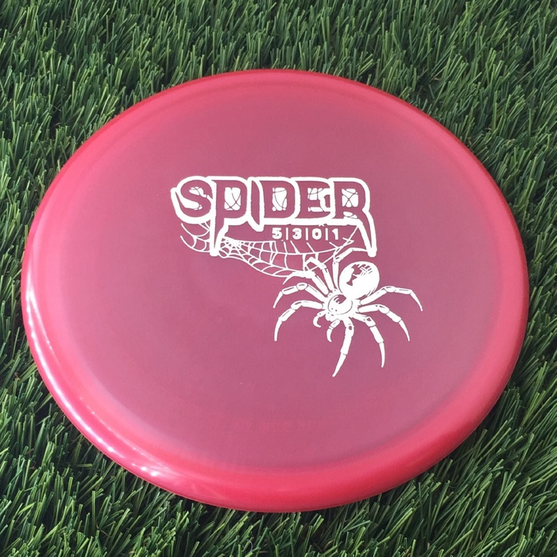 Innova Champion Spider with Artist’s Corner – Black Widow Stamp – 175g – Translucent Red
