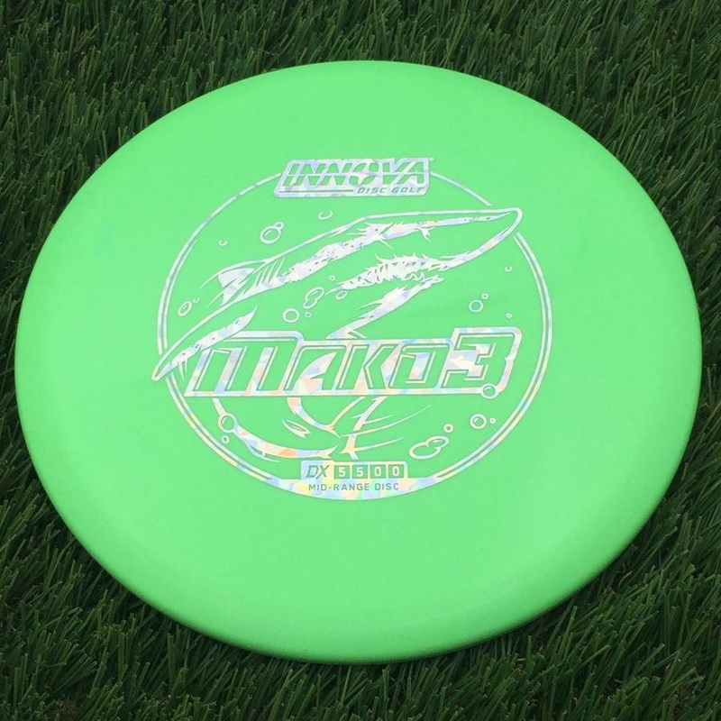 Innova DX Mako3 with Burst Logo Stock Stamp – 143.6g – Lime Green