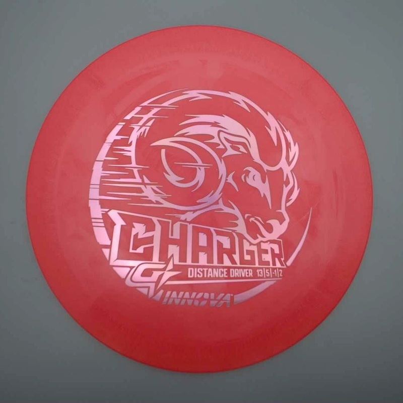 Innova Gstar Charger with Burst Logo Stock Stamp – 163.7g – Red