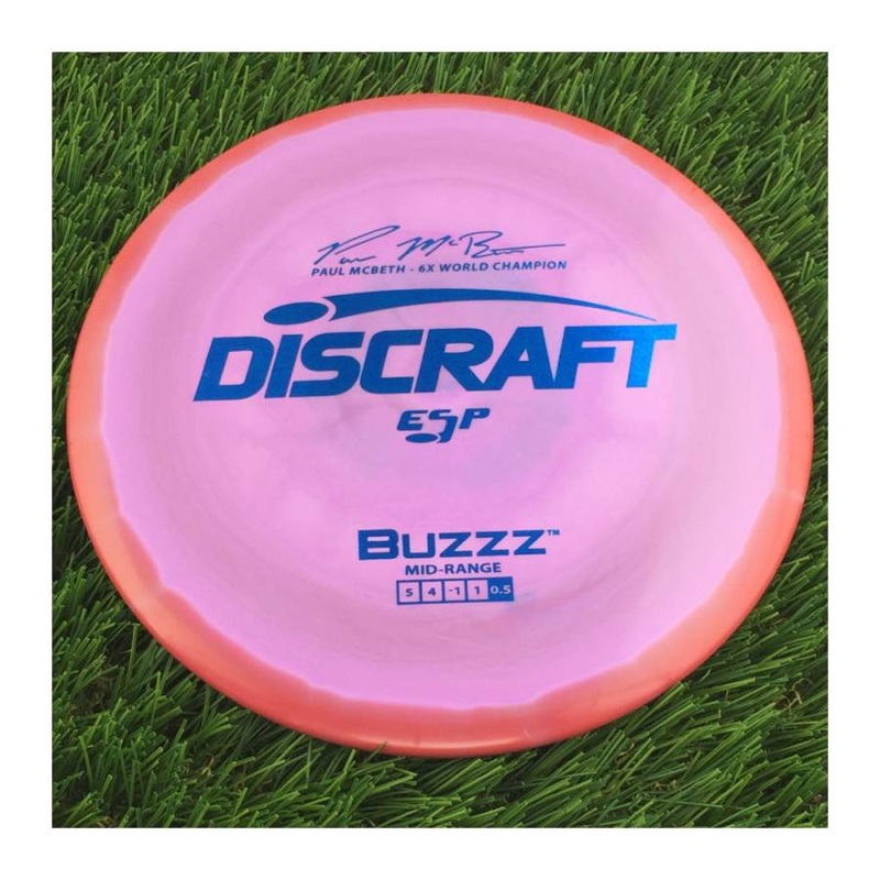 Discraft ESP Buzzz with Paul McBeth – 6x World Champion Signature Stamp – 172g – Solid Purple