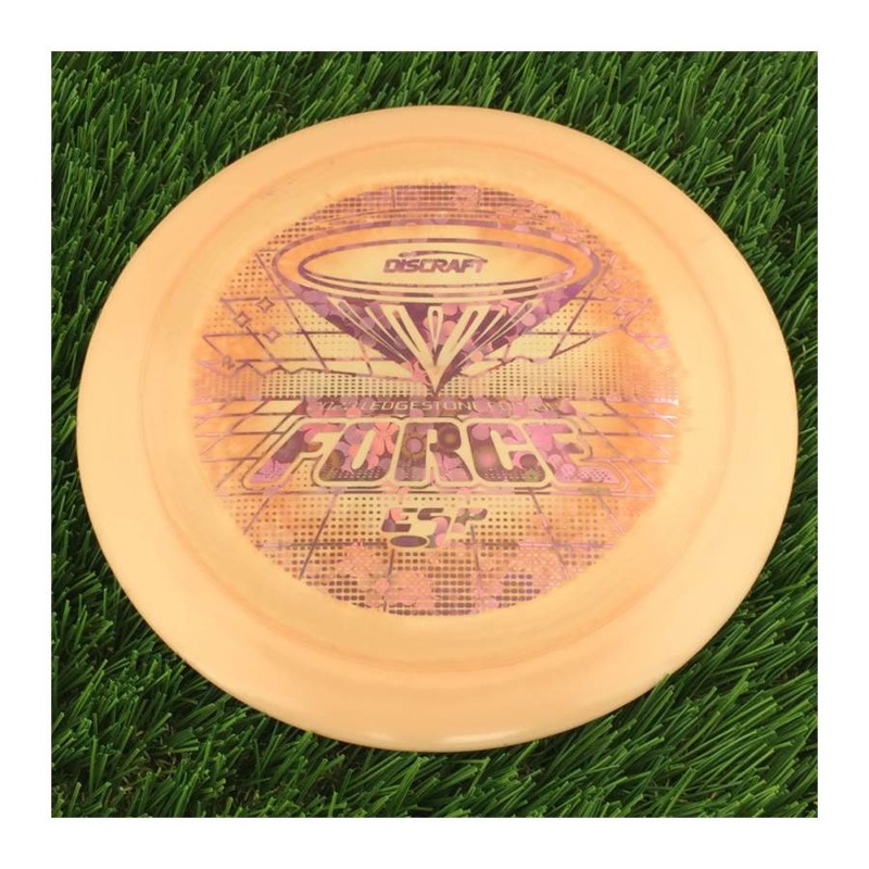 Discraft ESP Force with 2023 Ledgestone Edition – Wave 2 Stamp – 166g – Solid Orange