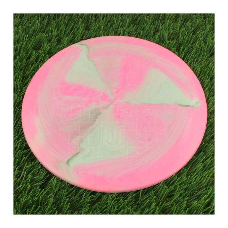 Discraft ESP Swirl Raptor with Paul Ulibarri Tour Series 2022 Stamp – 174g – Solid Pink