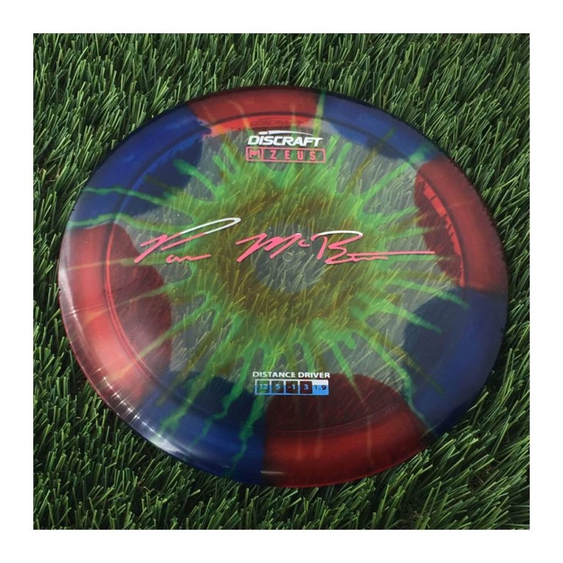 Discraft Zeus | Elite Z Fly-Dyed with Paul McBeth Large Signature Stamp | Distance Driver