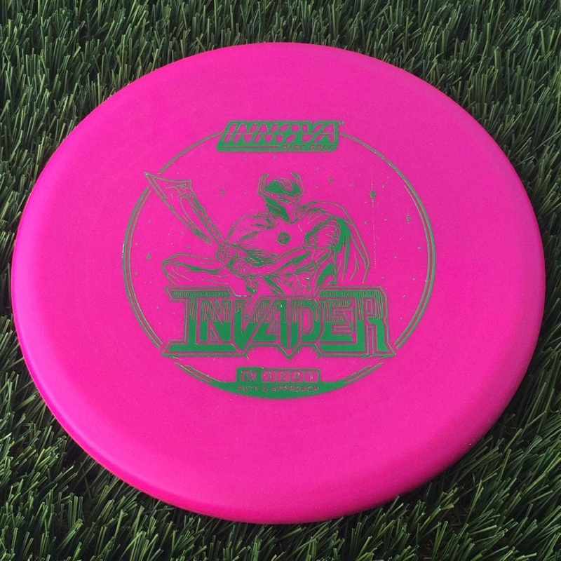 Innova DX Invader with Burst Logo Stock Stamp – 163g – Solid Pink