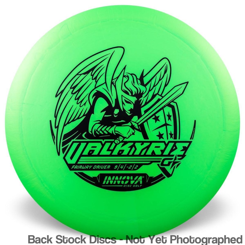 Innova Gstar Valkyrie Distance Driver with Burst Logo Stock Stamp [Back Stock Inventory – Disc and Stamp Color WILL VARY]