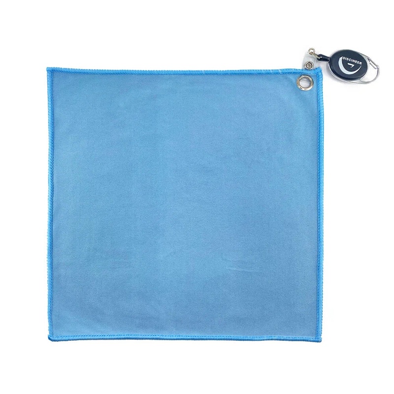 Discineer Retractable Disc Golf Towel (12″ x 12″)