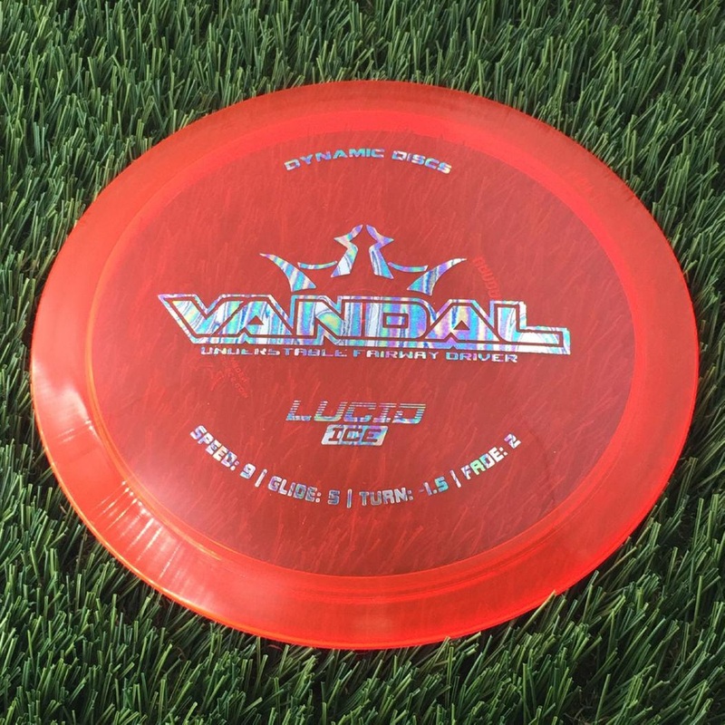 Dynamic Discs Lucid Ice Vandal – 174g – Translucent Red