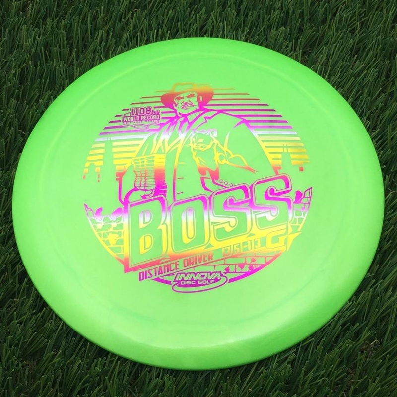 Innova Gstar Boss with Stock Character Stamp – 175.8g – Green