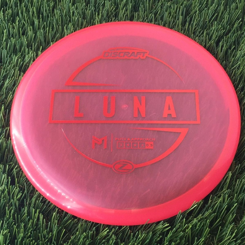 Discraft Elite Z Luna with PM Logo Stock Stamp Stamp – 172g – Translucent Pink