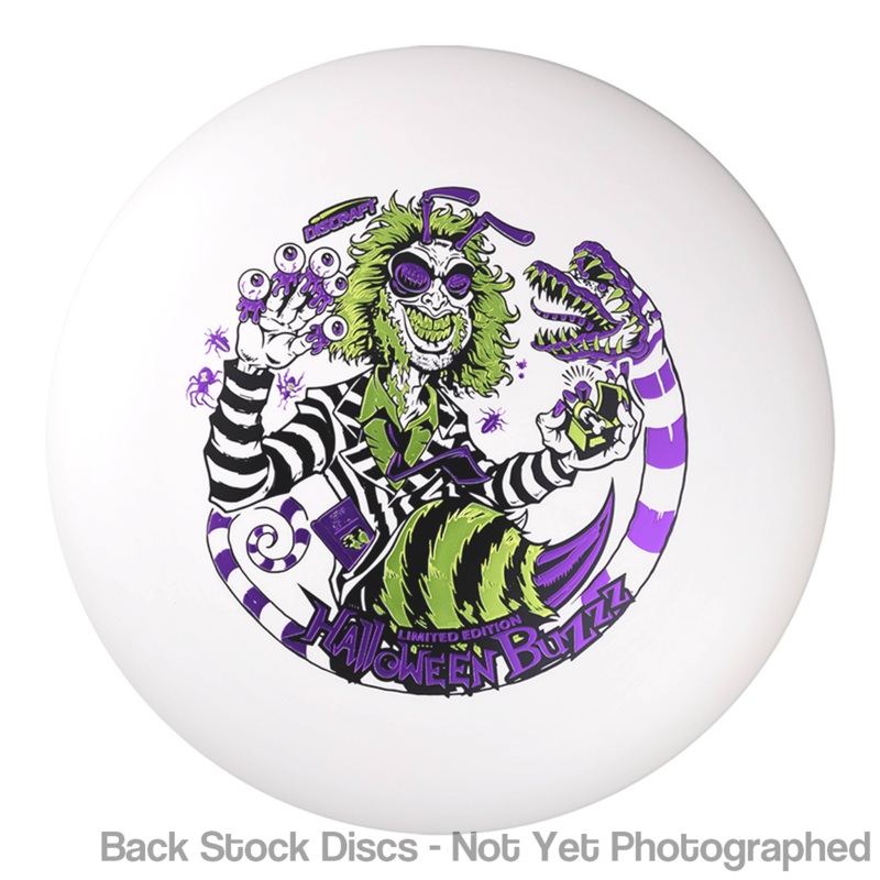 Discraft ESP Glo Buzzz Midrange with 2024 Halloween – Buzzzjuice Triple Foil Stamp [Back Stock Inventory – Disc and Stamp Color WILL VARY]