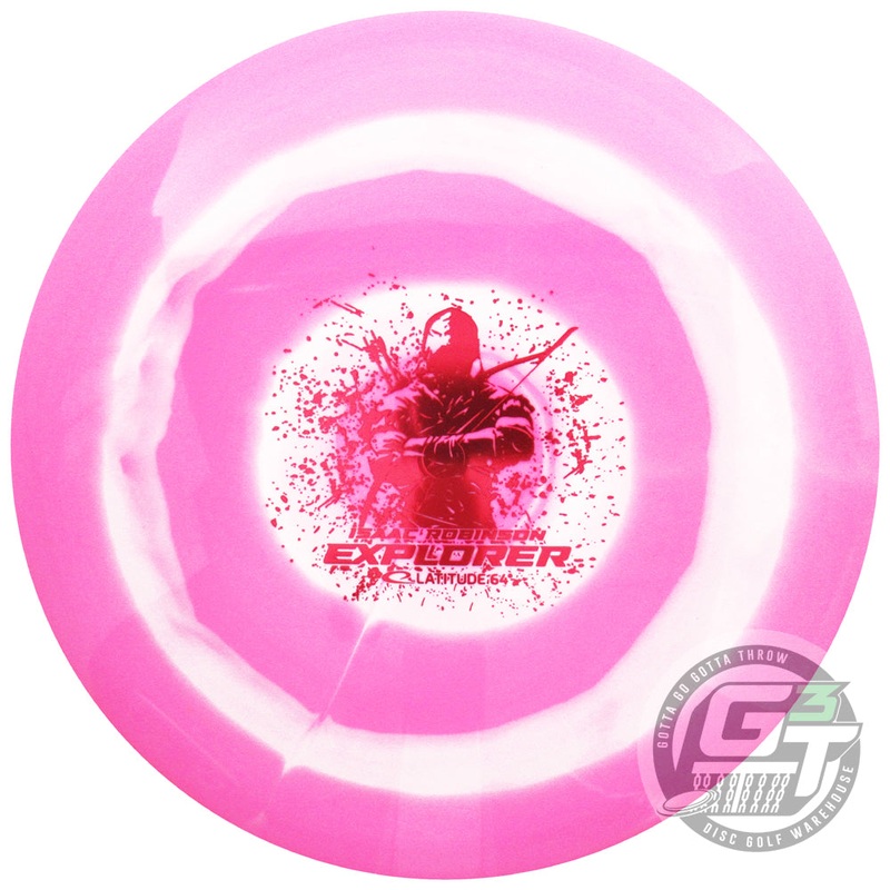 Latitude 64 Limited Edition 2025 Team Series Isaac Robinson Gold Bullseye Explorer Fairway Driver Golf Disc