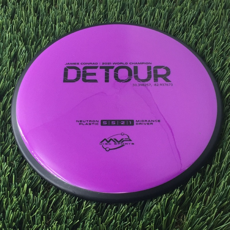 MVP Neutron Detour with James Conrad | 2021 World Champion | 37.7155474,-119.676854 Stamp – 169g Purple