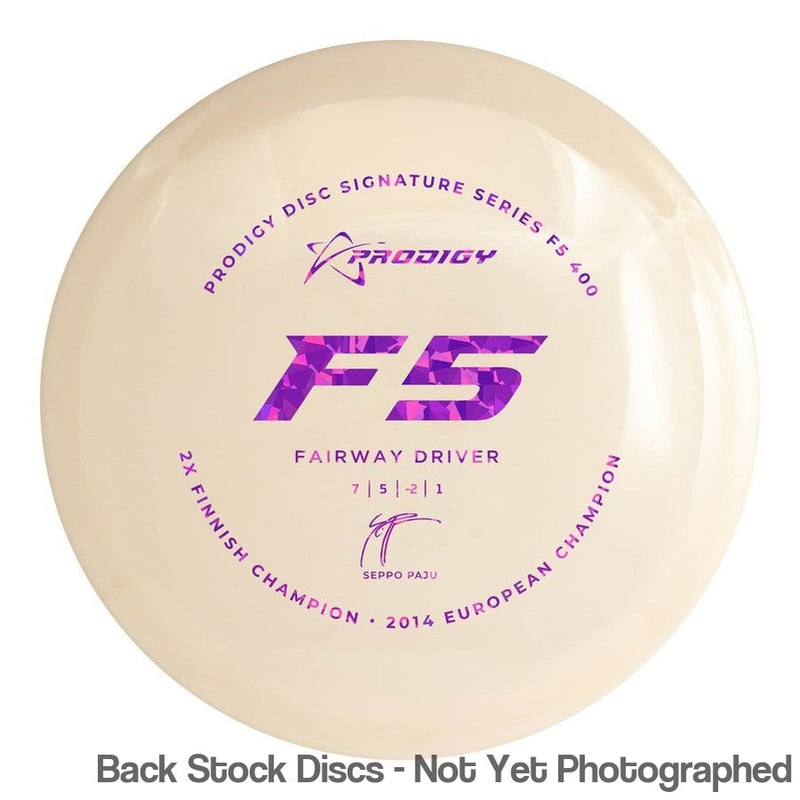 Prodigy 400 F5 Fairway Driver with 2022 Signature Series Seppo Paju – 2X Finnish Champion – 2014 European Champion Stamp [Back Stock Inventory – Disc and Stamp Color WILL VARY]