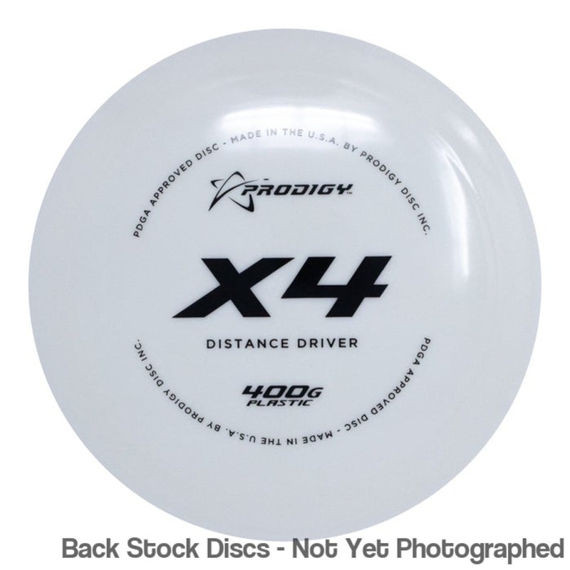 Prodigy 400G X4 Distance Driver (Stock Stamp) [Back Stock Inventory – Disc and Stamp Color WILL VARY]