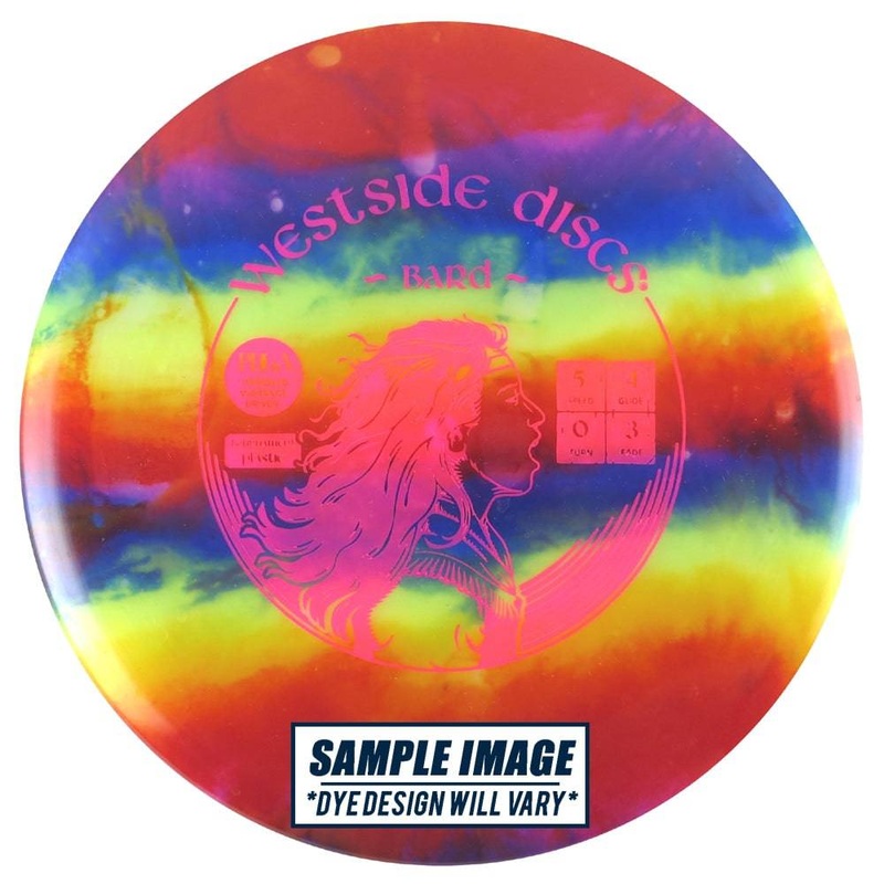 Westside MyDye Tournament Bard Midrange Golf Disc