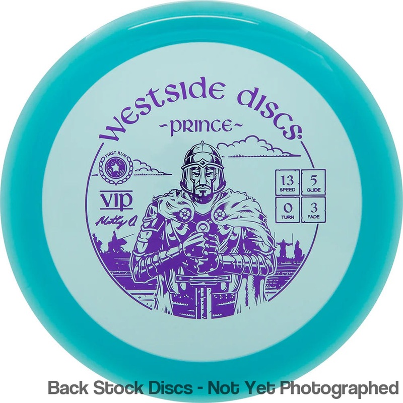 Westside VIP Prince Distance Driver with Matty O Signature – Westside First Run Stamp [Back Stock Inventory – Disc and Stamp Color WILL VARY]