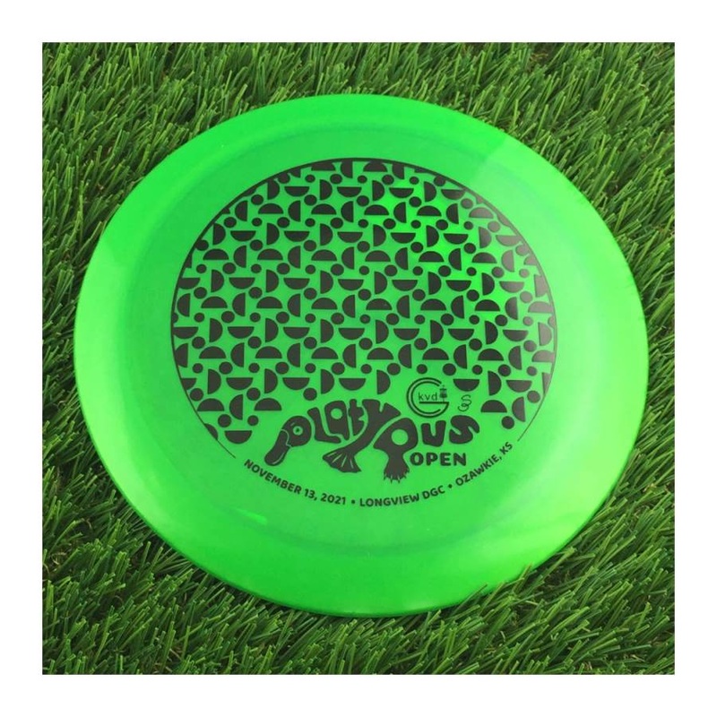 Discraft Thrasher | Elite Z with KVDGC 2021 Platypus Open – Longview – Ozawkie, KS Stamp | Distance Driver