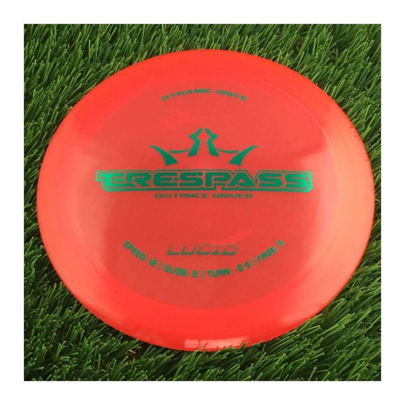Dynamic Discs Lucid Trespass – 175g – Translucent Red