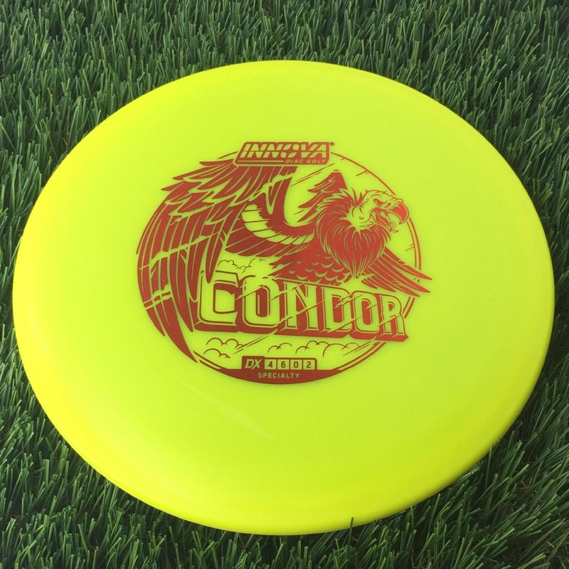 Innova DX Condor with Burst Logo Stock Stamp – 171g Yellow