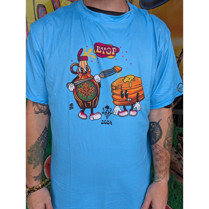 BYOP 2024 Maple Syrup and Pancakes Dri Fit Shirt